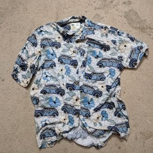 Vintage Surfer Car Hawaiian Shirt